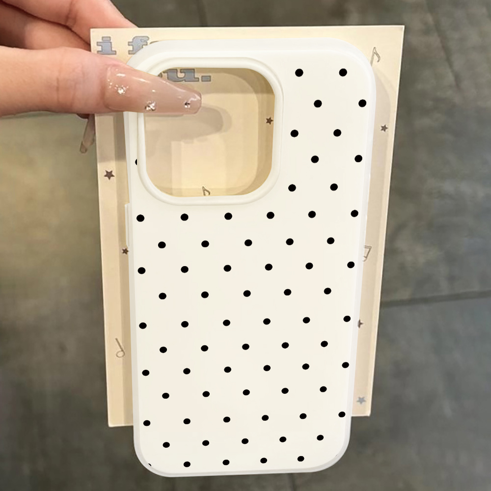 Samsung Galaxy S25 - Custodia Minimalista a Pois Antipolvere per