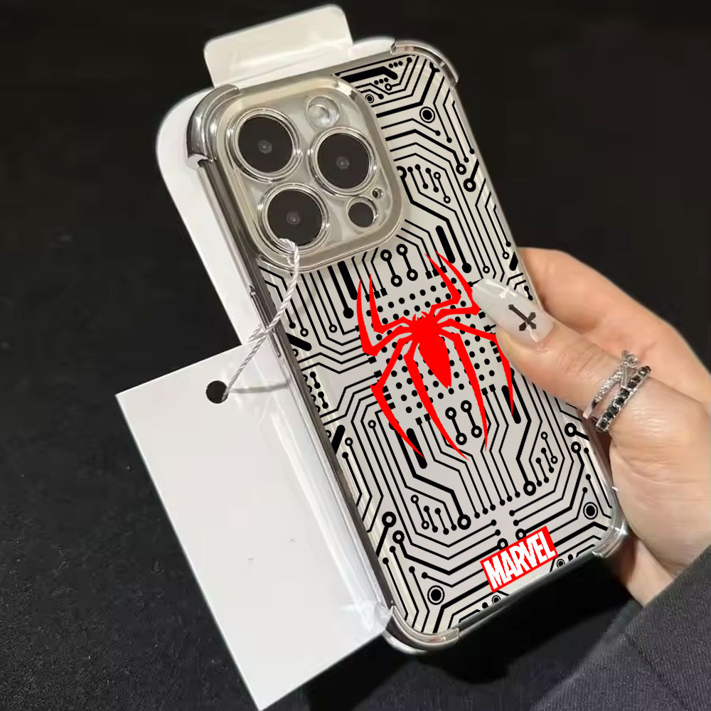 Xiaomi Poco X6 - Custodia Protettiva Morbida Marvel Circuit Board