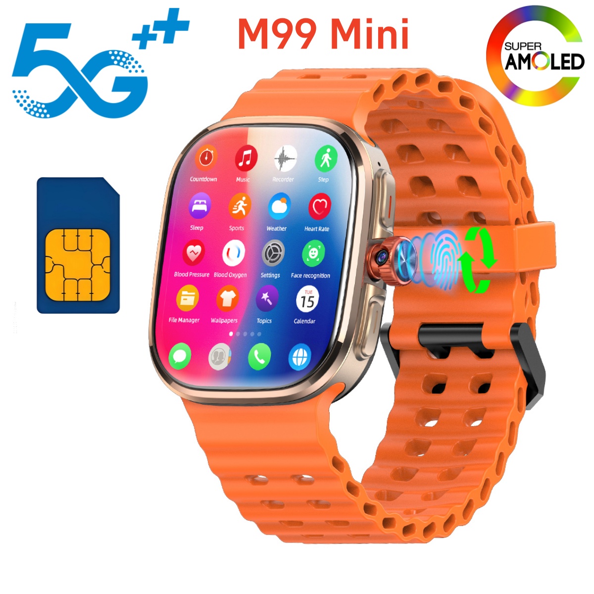 Smartwatch Faces - M99 Mini Smartwatch 5G Android 13.0
