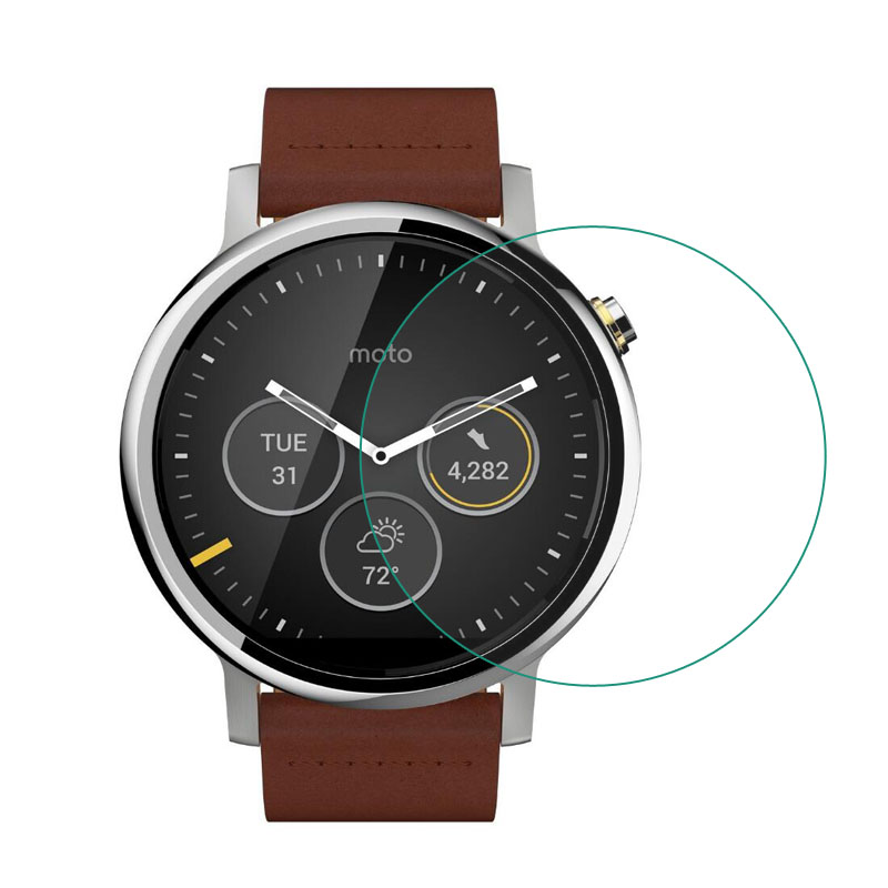 Motorola Smartwatch Accessories - Pellicola protettiva in vetro temperato per