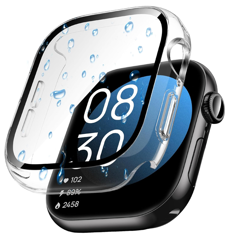 Smartwatch Band Accessories - Vetro+custodia per Apple Watch 44mm 40mm