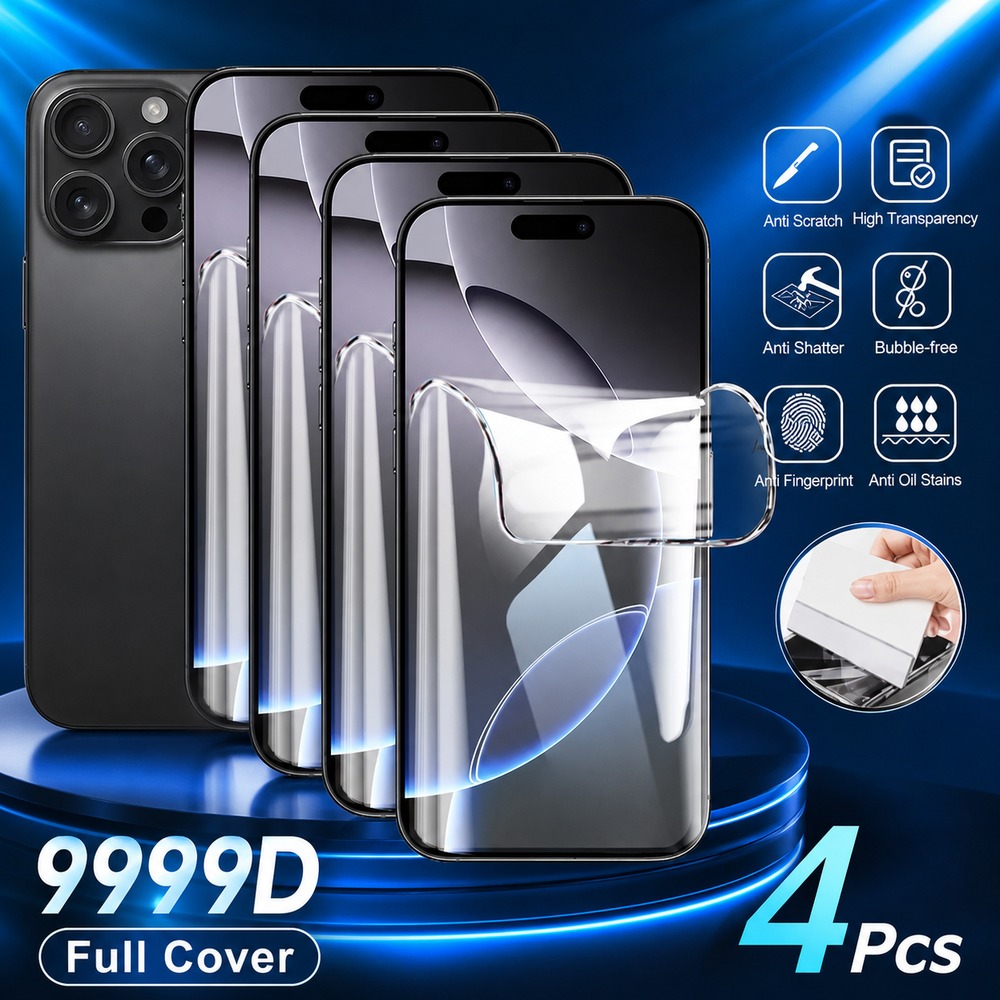 Realme Gt 6 - 4 Pezzi di Pellicola Idrogel per