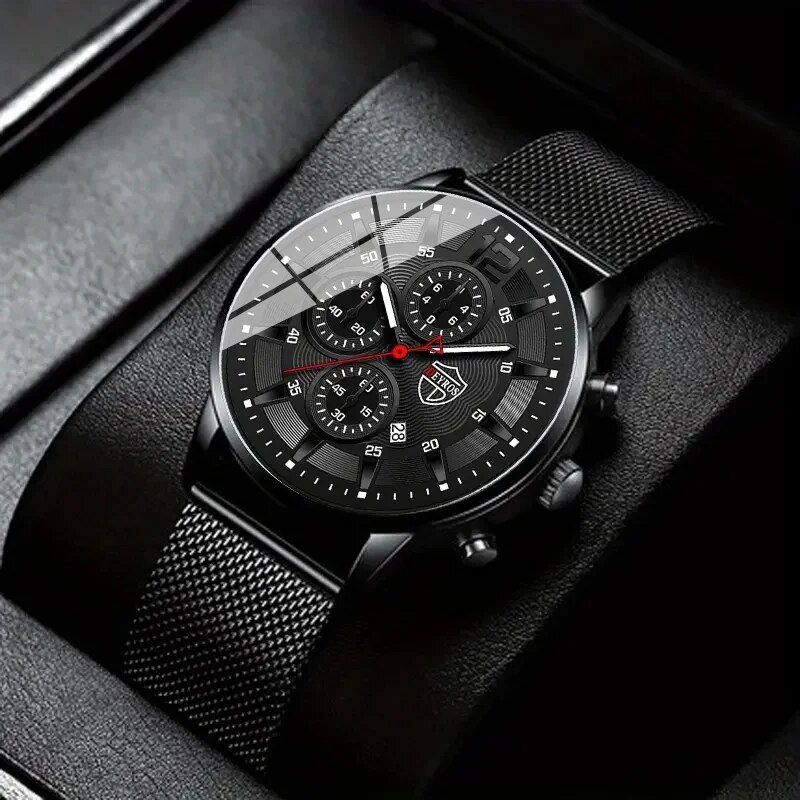 Stainless Mesh Band - DEYROS moda uomo orologi minimalisti uomo