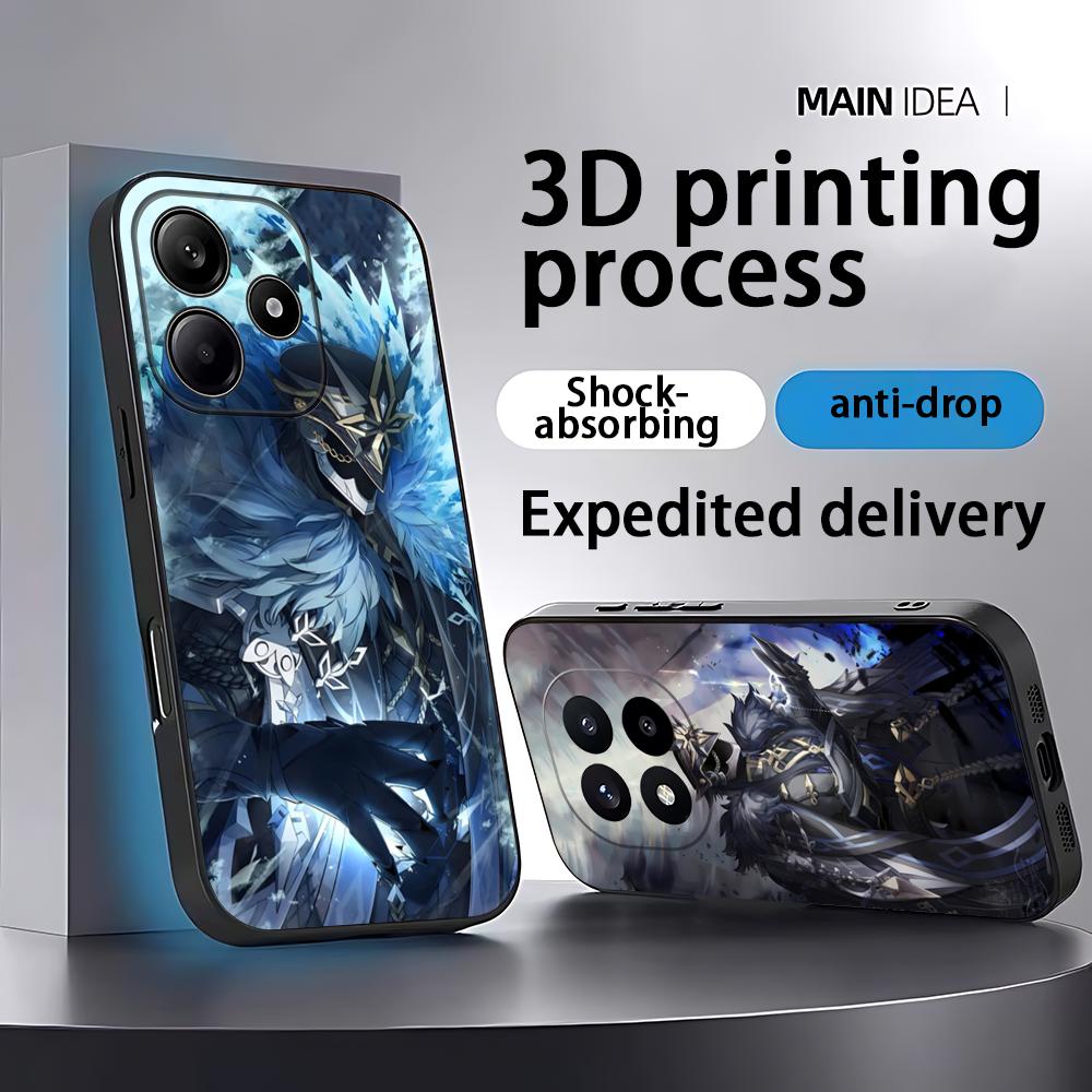 Xiaomi Redmi Note 14 - Genshin Impact Capitano Cassa Del Telefono