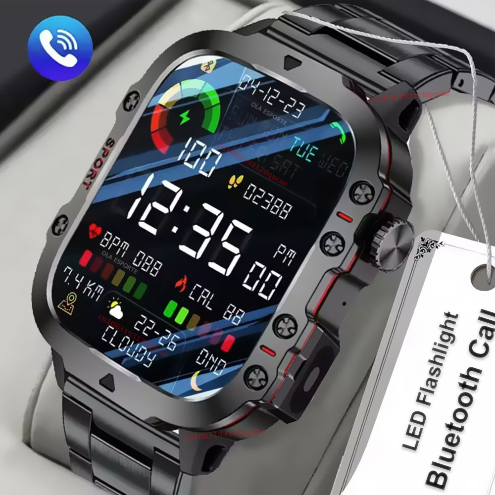 Smartwatch X12 - 2026 Nuovo Orologio Intelligente Militare per