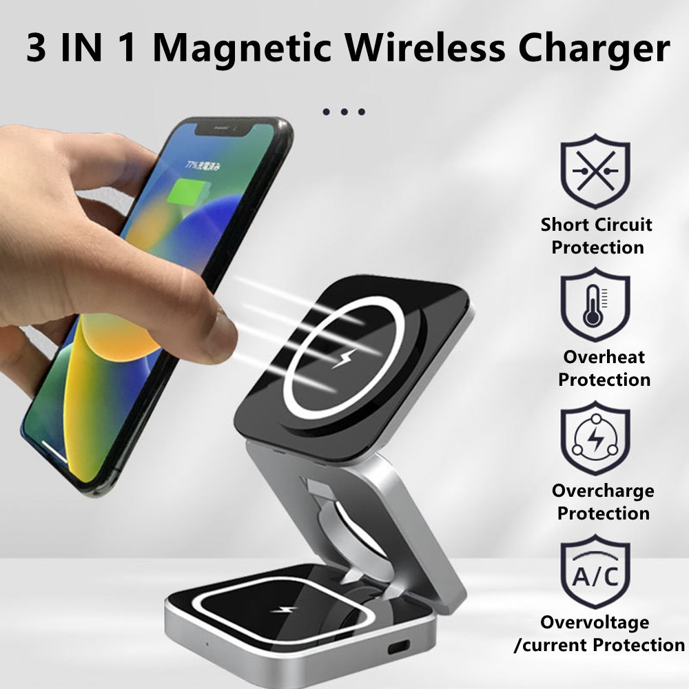 Wireless Charger Watch - Stazione di ricarica rapida standard wireless