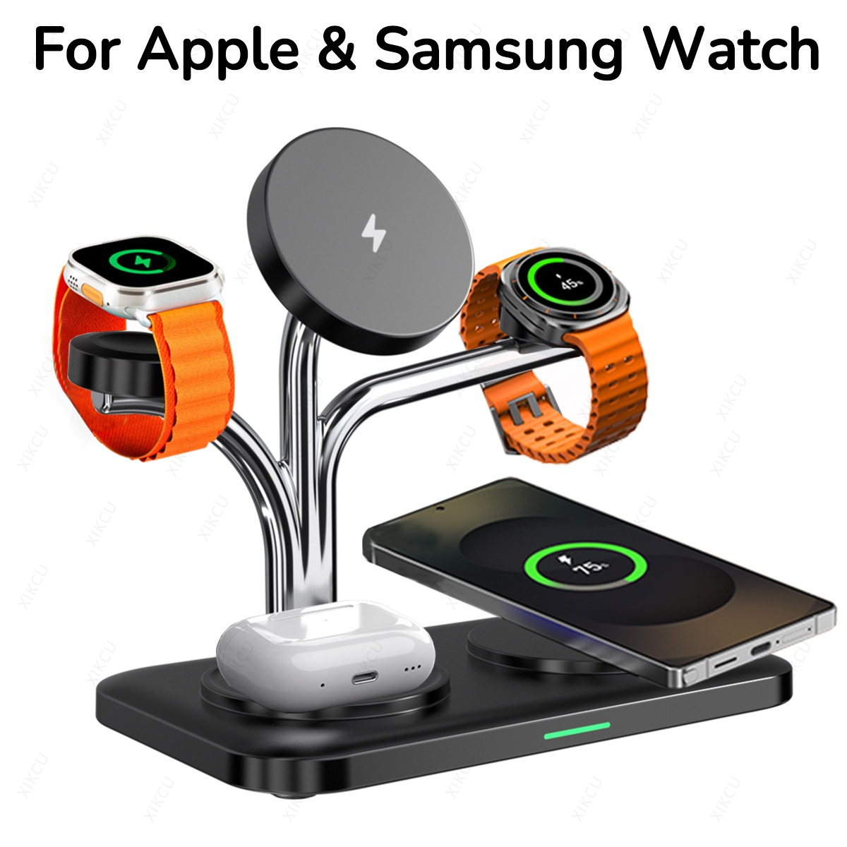 Wireless Charger Watch - Caricabatterie wireless magnetico 5 IN 1