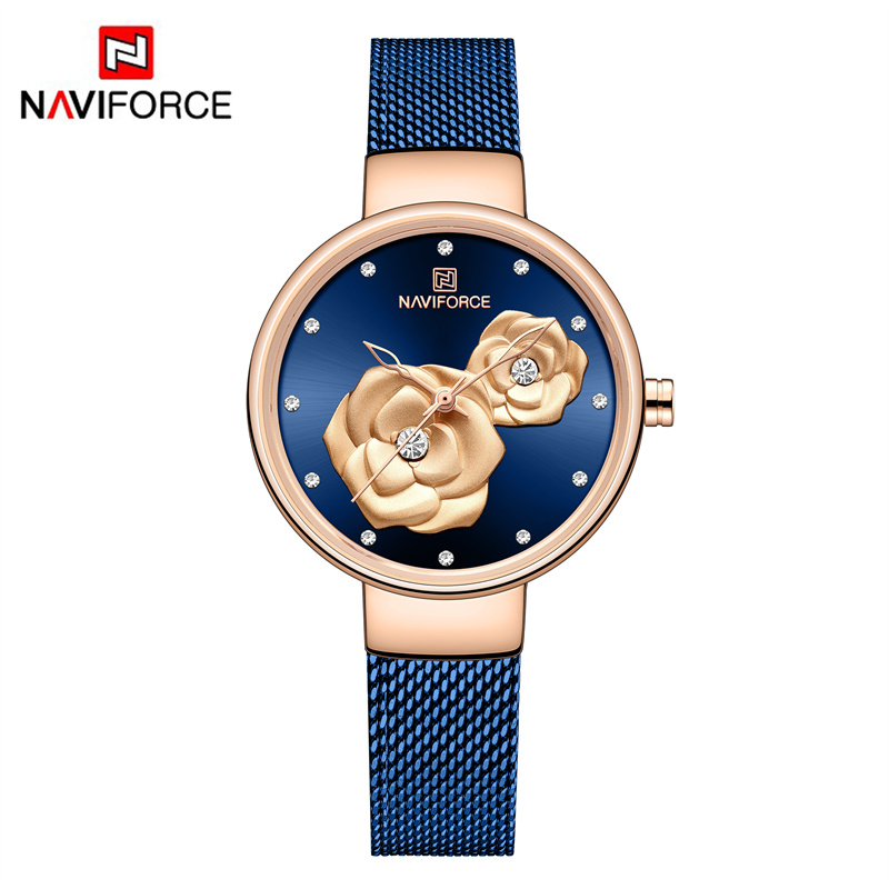 Stainless Mesh Band - NAVIFORCE Set di orologi da donna