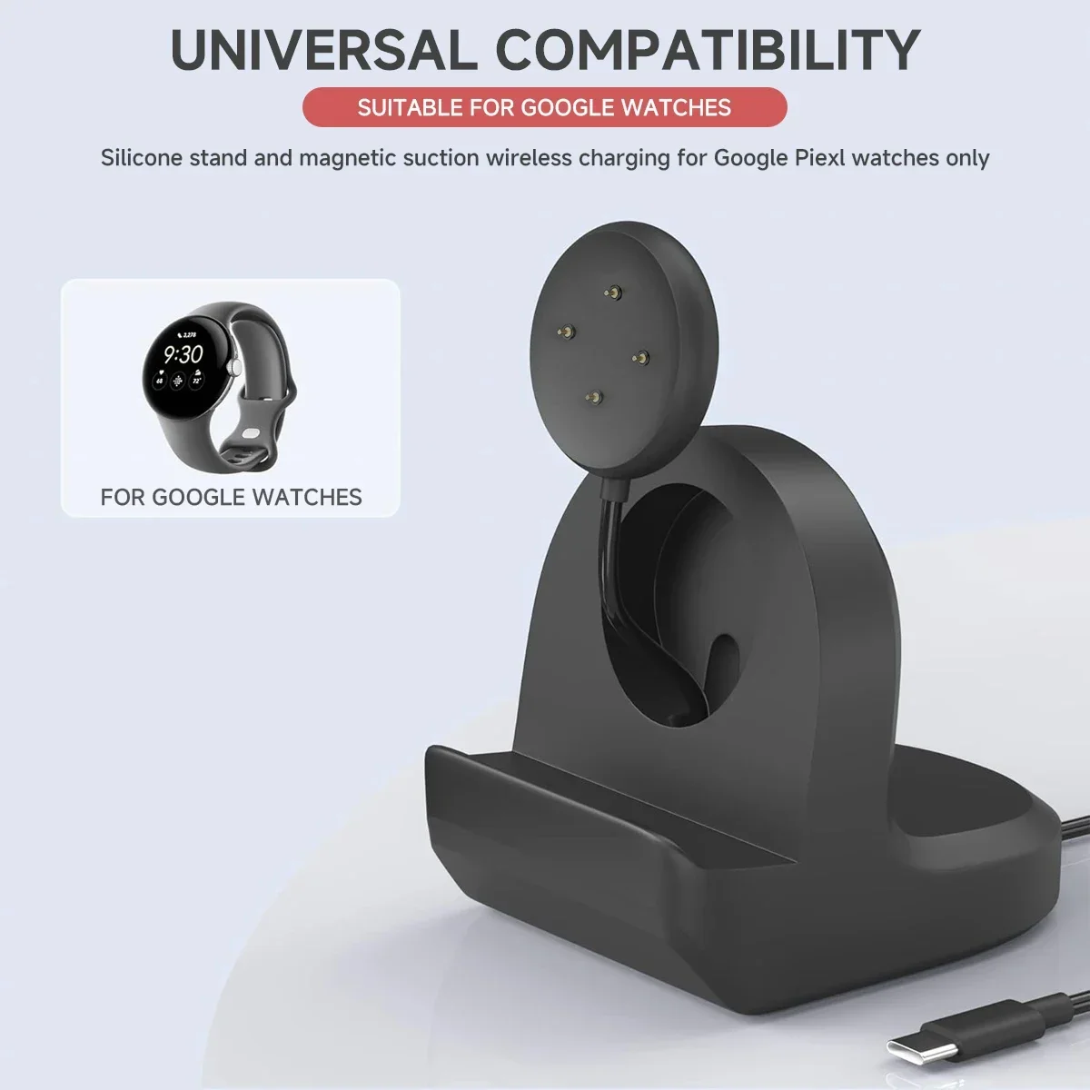 Staffa dock per caricabatterie - Wireless Charger Watch recensione e prezzo