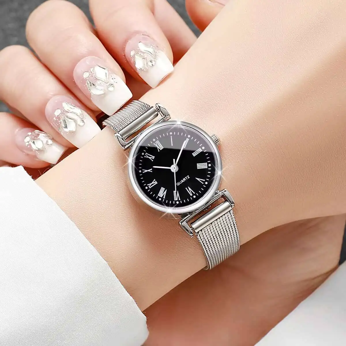 1/2 pezzi di orologi da donna  - Stainless Mesh Band recensione e prezzo
