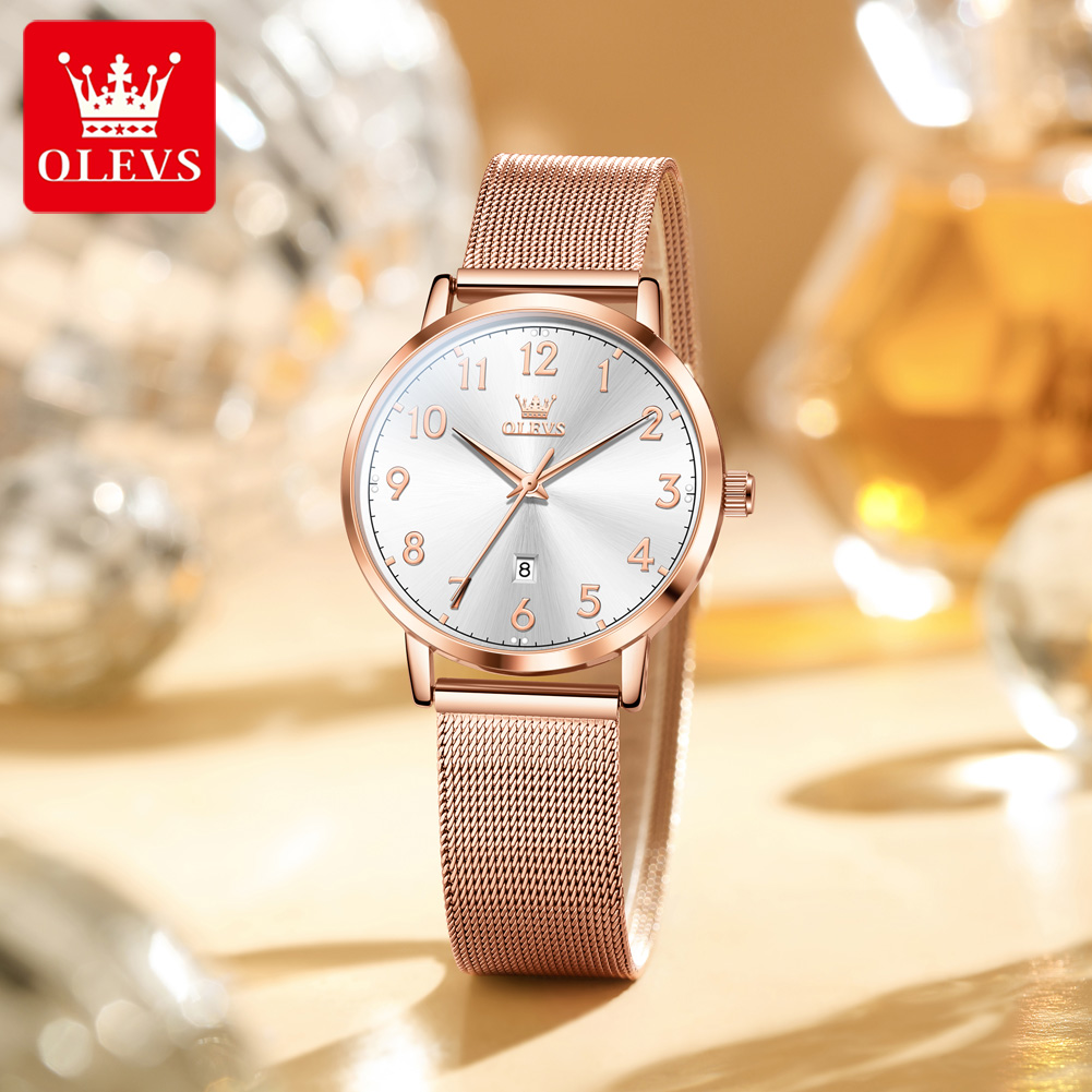 OLEVS 5653 Orologi da donna El - Stainless Mesh Band recensione e prezzo