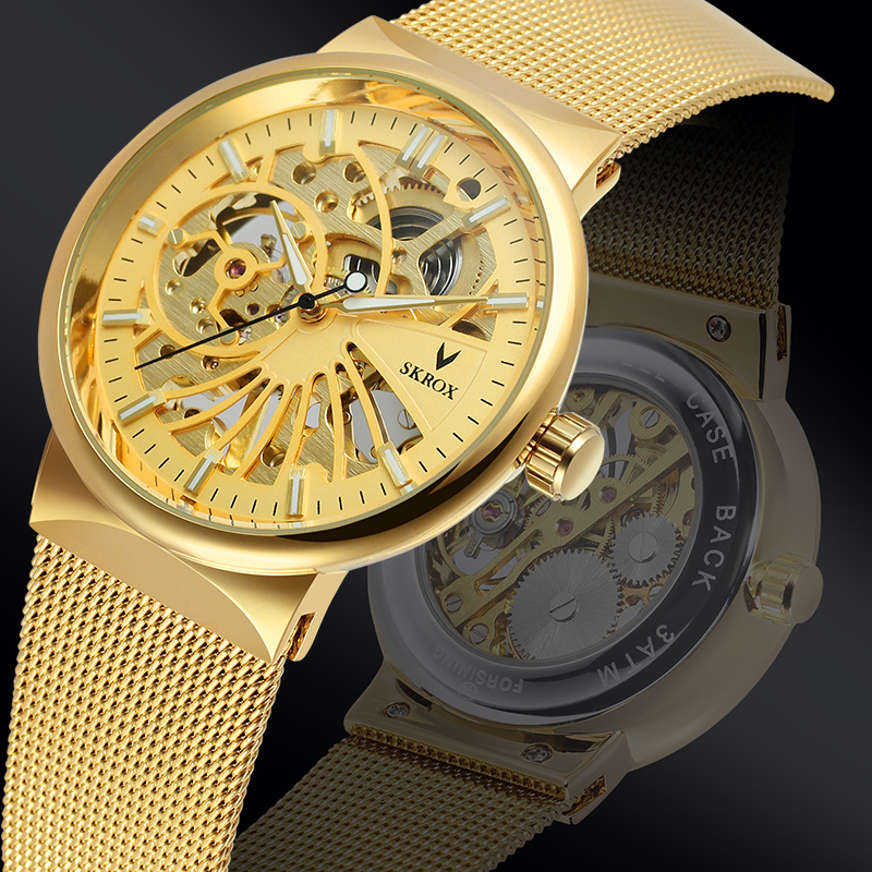 SKROX Orologi da polso da uomo - Stainless Mesh Band recensione e prezzo
