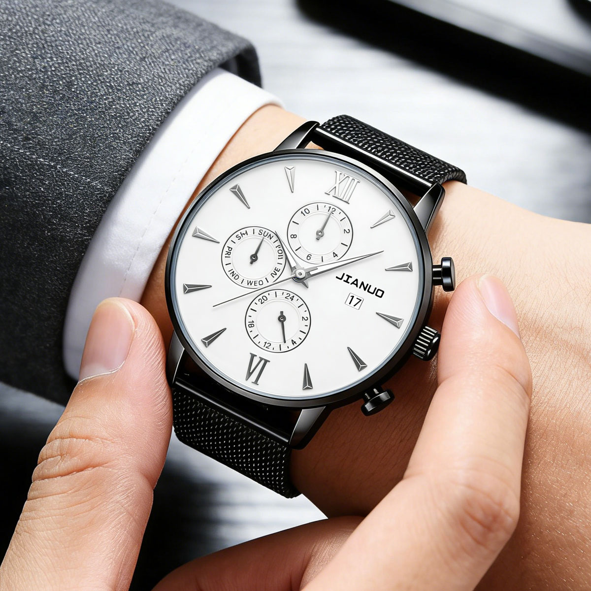 Orologio da Polso da Uomo alla - Stainless Mesh Band recensione e prezzo