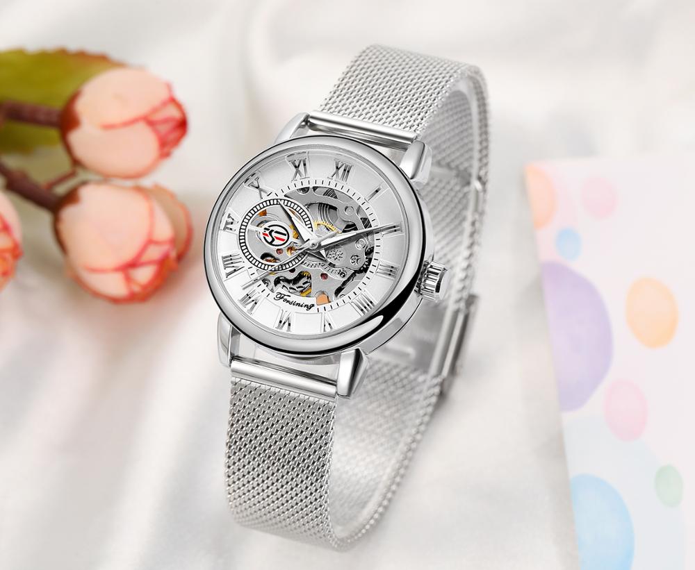 Reloj Mujer FORSINING Orologio - Stainless Mesh Band recensione e prezzo