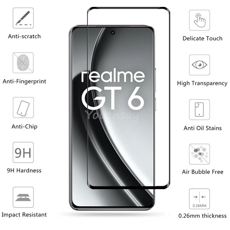 Vetro a copertura totale per R - Realme Gt 6 recensione e prezzo