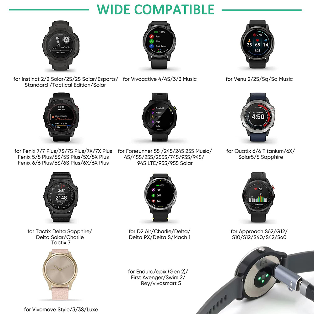 Adattatore portatile di ricari - Garmin Smartwatch Accessories recensione e prezzo