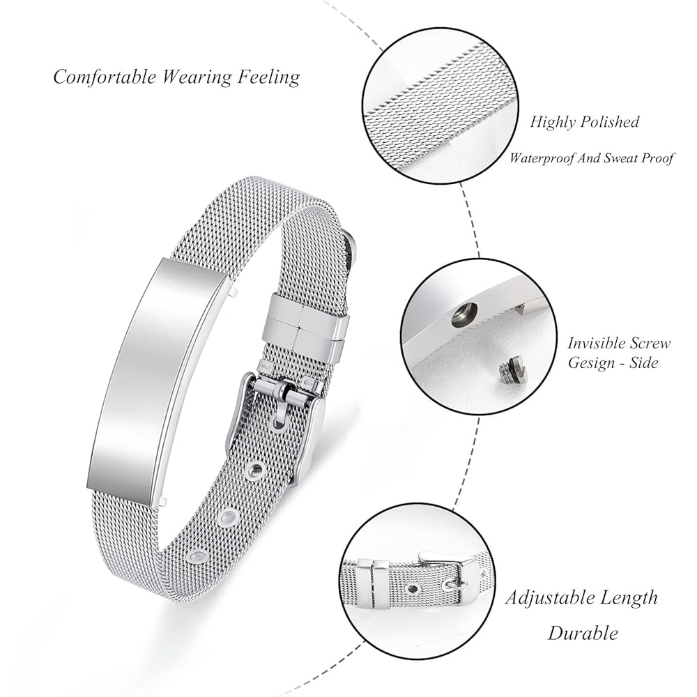 Bracciale con urna per gioiell - Stainless Mesh Band recensione e prezzo