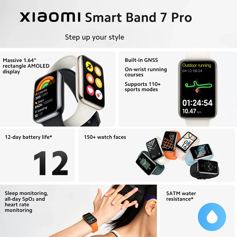 Xiaomi Smart Band 7 Pro 1.64 ' - Smartwatch Faces recensione e prezzo
