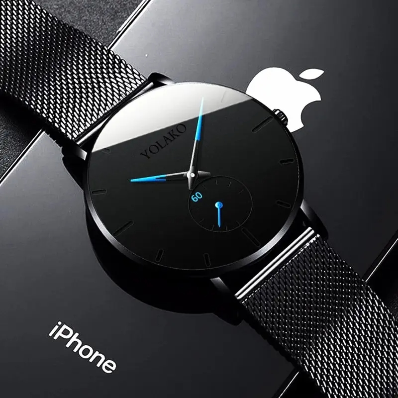 YOLAKO Orologio da uomo minima - Stainless Mesh Band recensione e prezzo