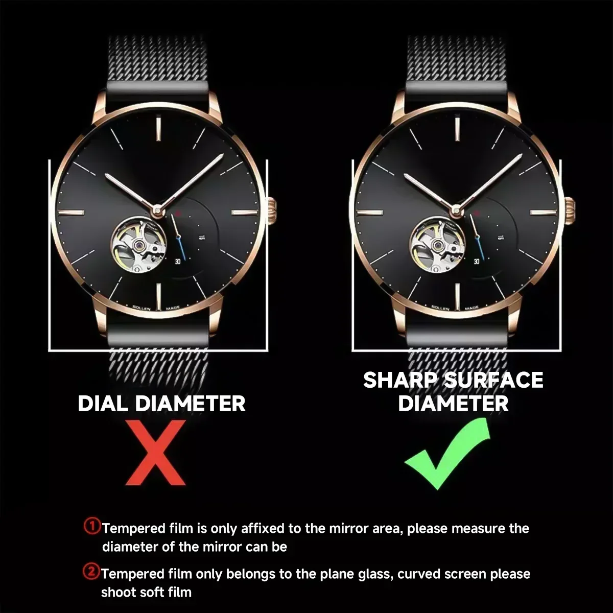 1-5PCS 26-46mm Pellicola prote - Motorola Smartwatch Accessories recensione e prezzo