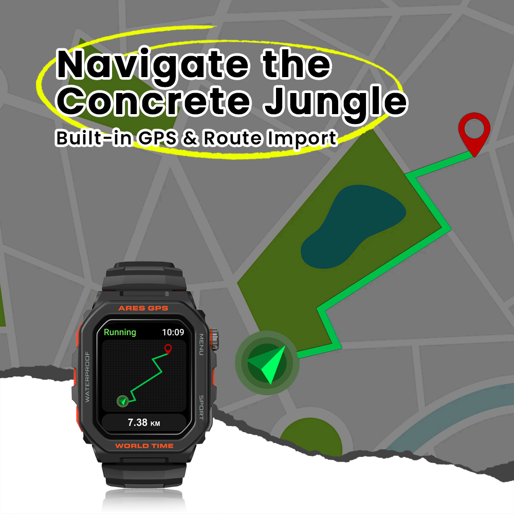 Nuovo Zeblaze Ares GPS Smart W - Smartwatch Faces recensione e prezzo