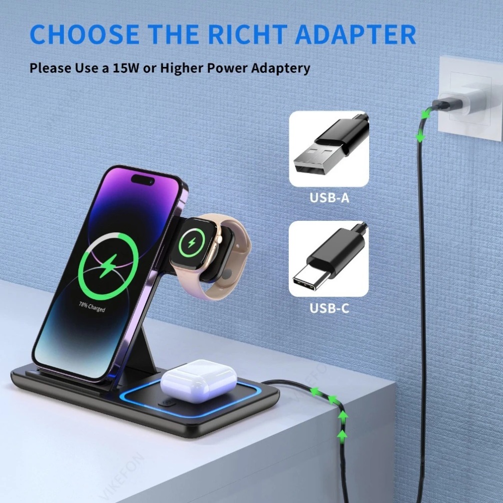 Stazione di ricarica wireless  - Wireless Charger Watch recensione e prezzo