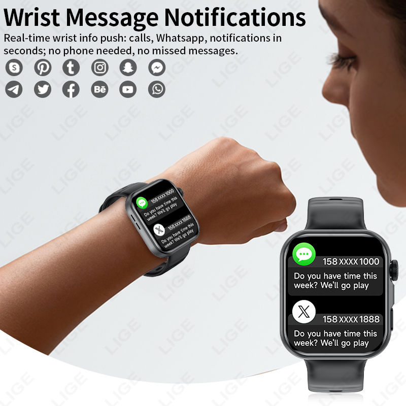 LIGE Smartwatch con Schermo HD - Smartwatch X12 recensione e prezzo